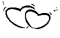 Logo von DJ Harald Braun – zwei ineinander verschlungene Herzen mit Noten